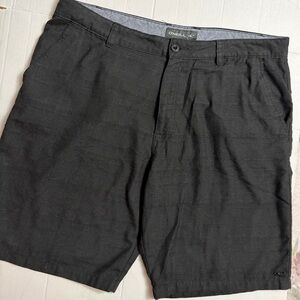 O'Neill Men's Charcoal Flat Front Shorts